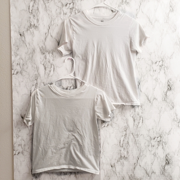 💕 Wonder Nation Boy's Cotton Crew Neck Undershirts - Picture 1 of 10